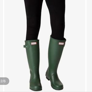 Classic Tall Hunter Green Boots size 7M